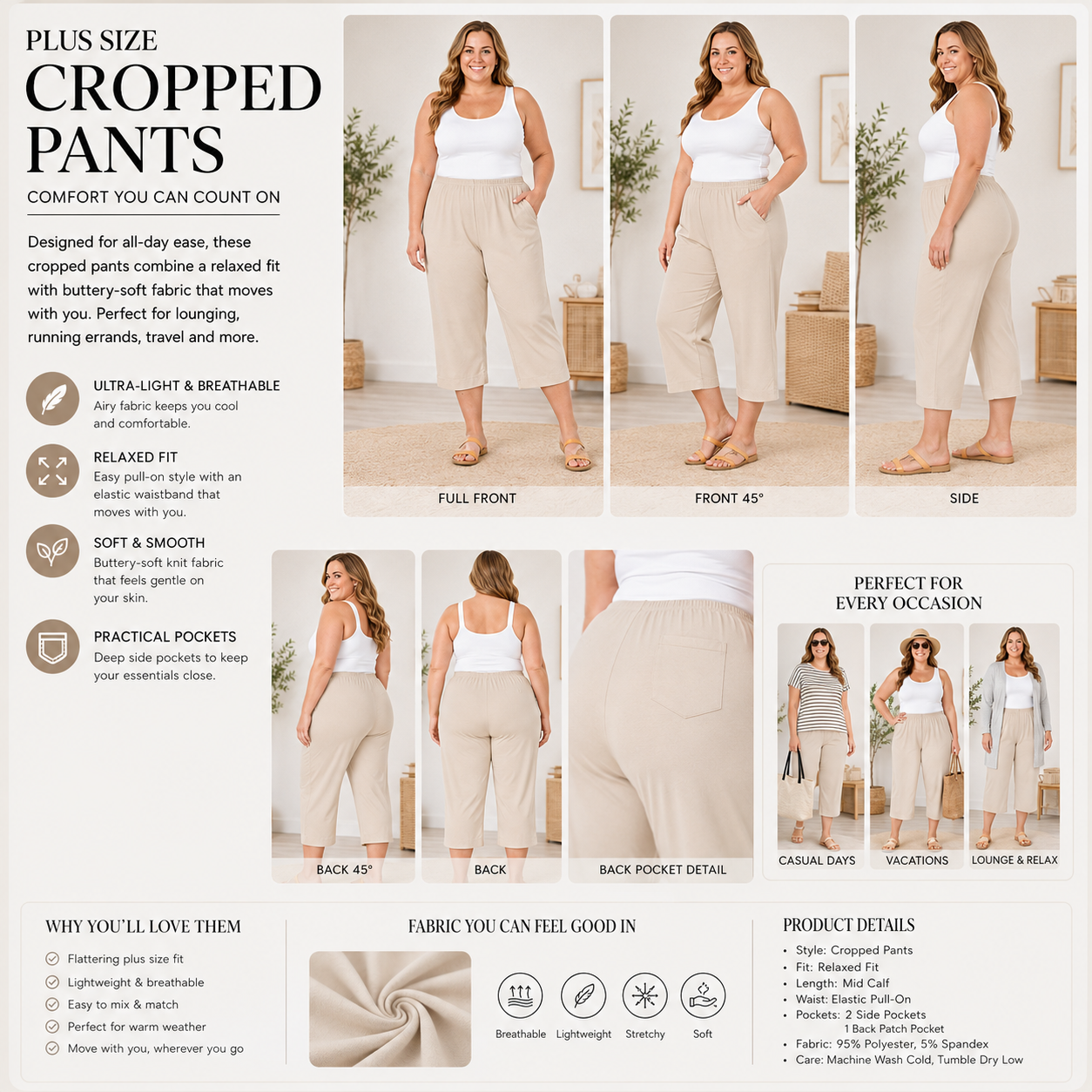 JERSEY-CAPRIS-KHAKI